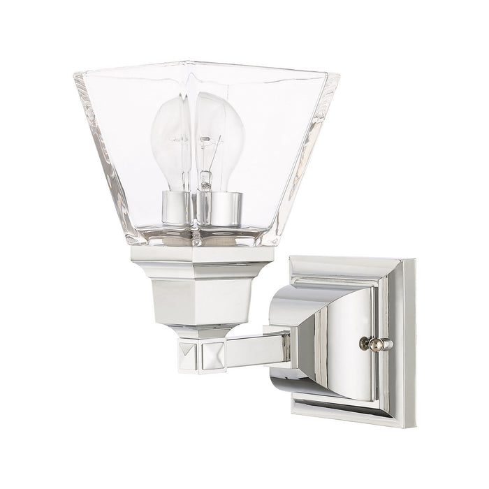Livex Lighting 17171-05 One Light Wall Sconce, Polished Chrome