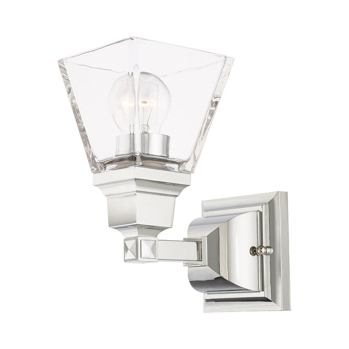 Livex Lighting 17171-05 One Light Wall Sconce, Polished Chrome