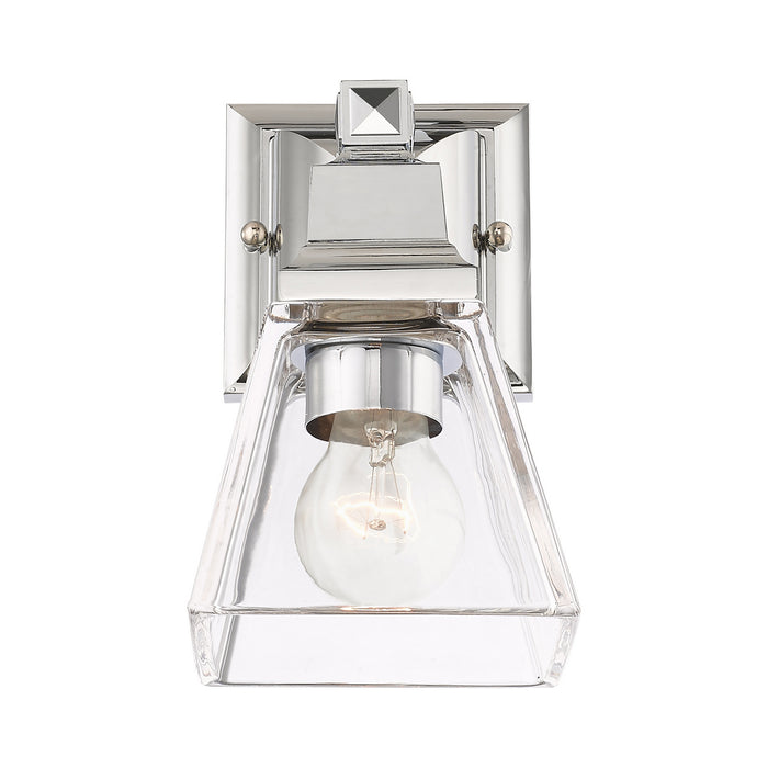 Livex Lighting 17171-05 One Light Wall Sconce, Polished Chrome
