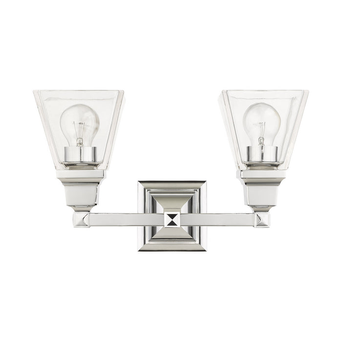 Livex Lighting 17172-05 Two Light Vanity, Polished Chrome