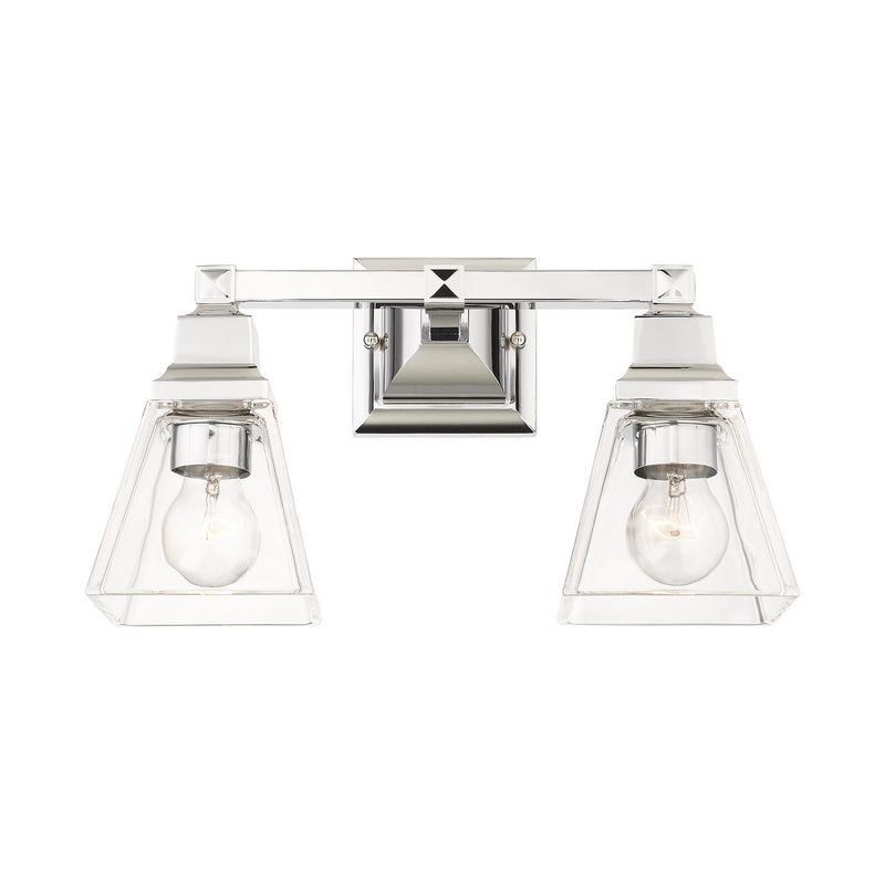 Livex Lighting 17172-05 Two Light Vanity, Polished Chrome