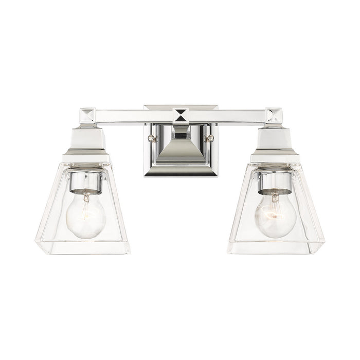 Livex Lighting 17172-05 Two Light Vanity, Polished Chrome