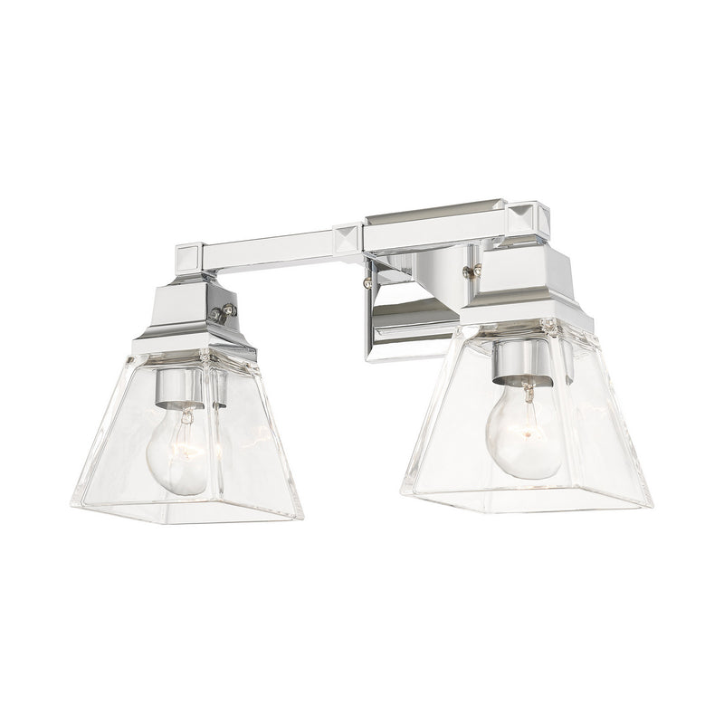 Livex Lighting 17172-05 Two Light Vanity, Polished Chrome
