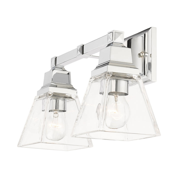 Livex Lighting 17172-05 Two Light Vanity, Polished Chrome