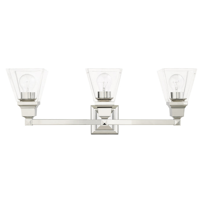 Livex Lighting 17173-05 Three Light Vanity, Polished Chrome