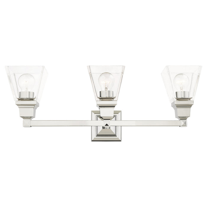 Livex Lighting 17173-05 Three Light Vanity, Polished Chrome