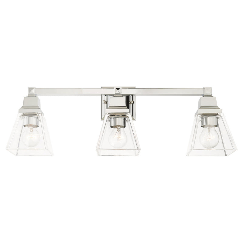 Livex Lighting 17173-05 Three Light Vanity, Polished Chrome