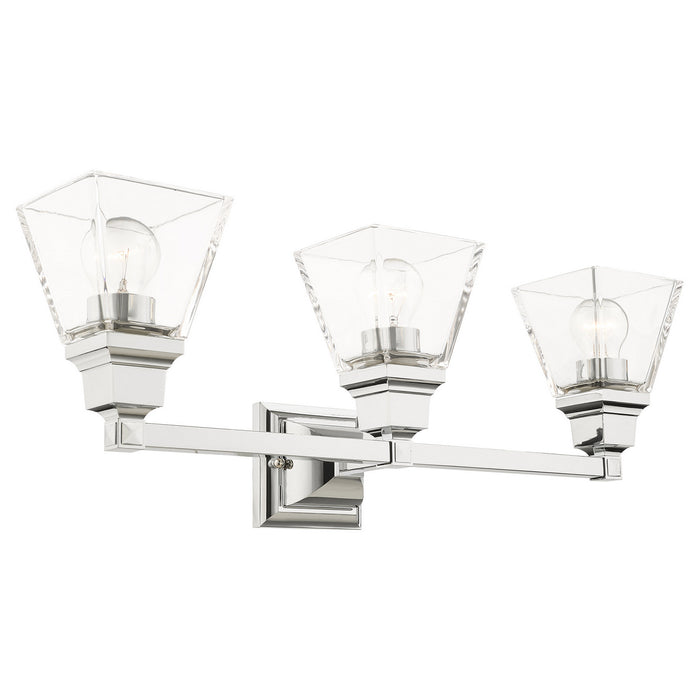Livex Lighting 17173-05 Three Light Vanity, Polished Chrome