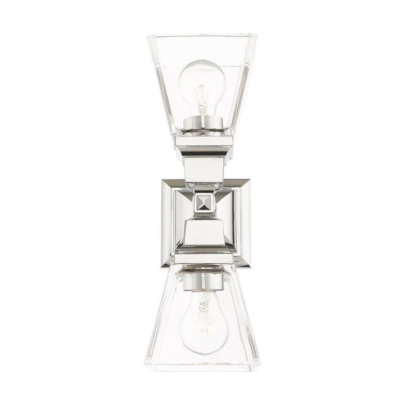 Livex Lighting 17178-05 Two Light Wall Sconce, Polished Chrome