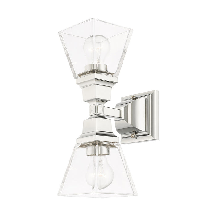 Livex Lighting 17178-05 Two Light Wall Sconce, Polished Chrome