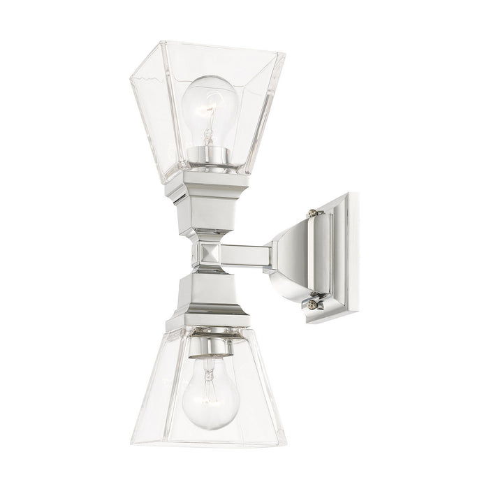 Livex Lighting 17178-05 Two Light Wall Sconce, Polished Chrome
