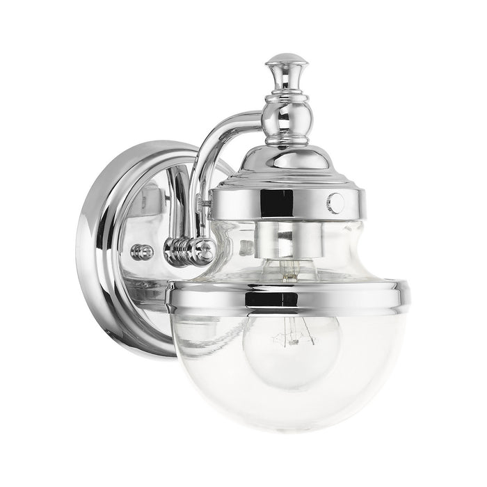 Livex Lighting 17411-05 One Light Vanity, Polished Chrome