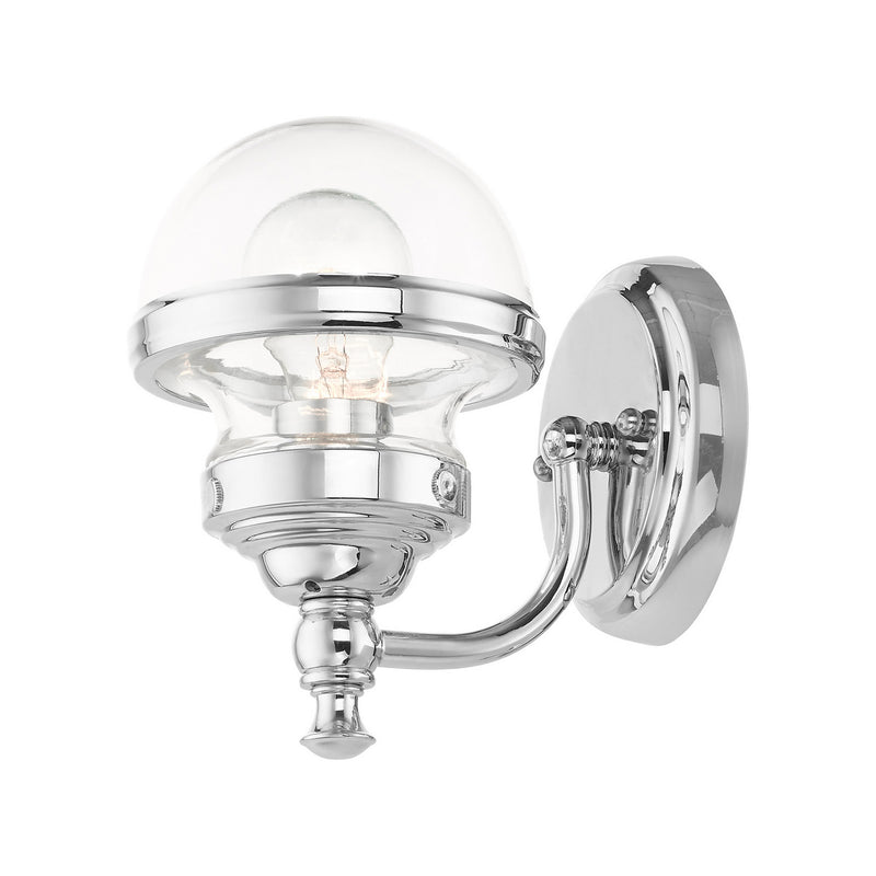 Livex Lighting 17411-05 One Light Vanity, Polished Chrome