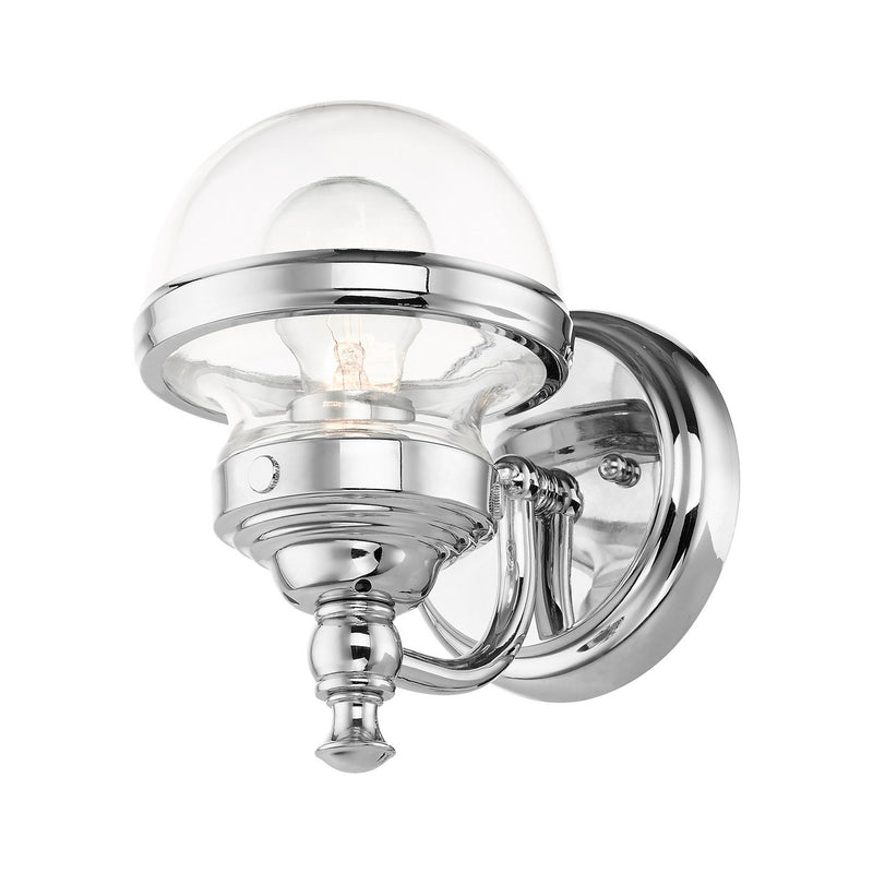 Livex Lighting 17411-05 One Light Vanity, Polished Chrome