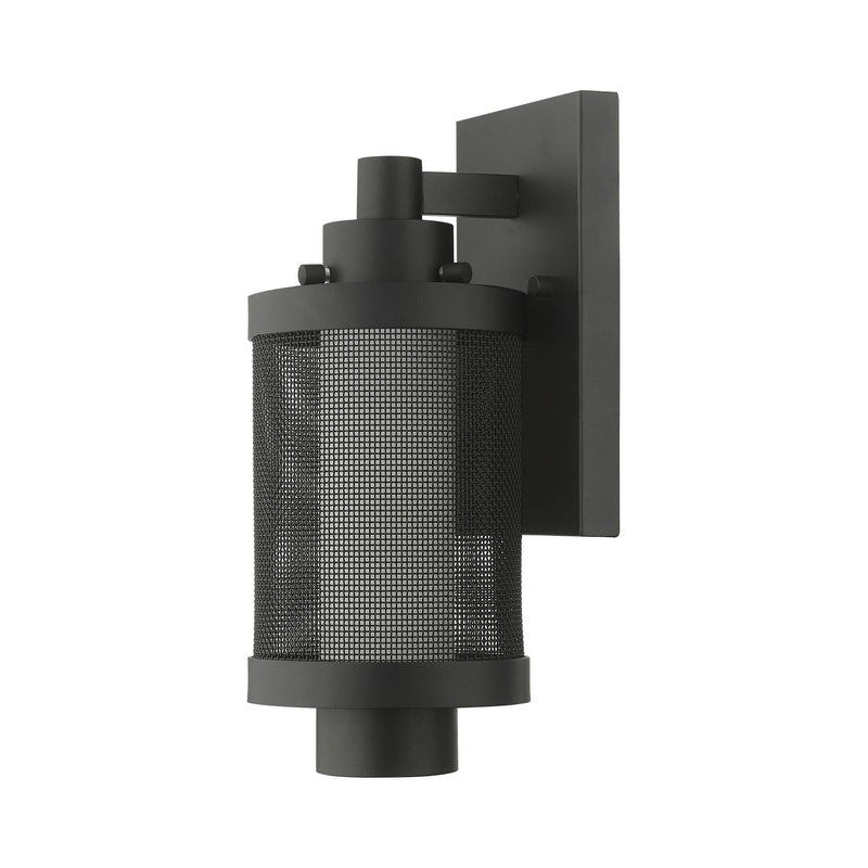 Livex Lighting 20681-14 One Light Outdoor Wall Lantern, Textured Black