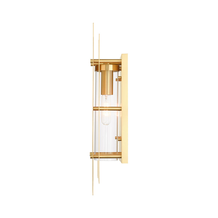 Livex Lighting 21773-12 One Light Outdoor Wall Lantern, Satin Brass