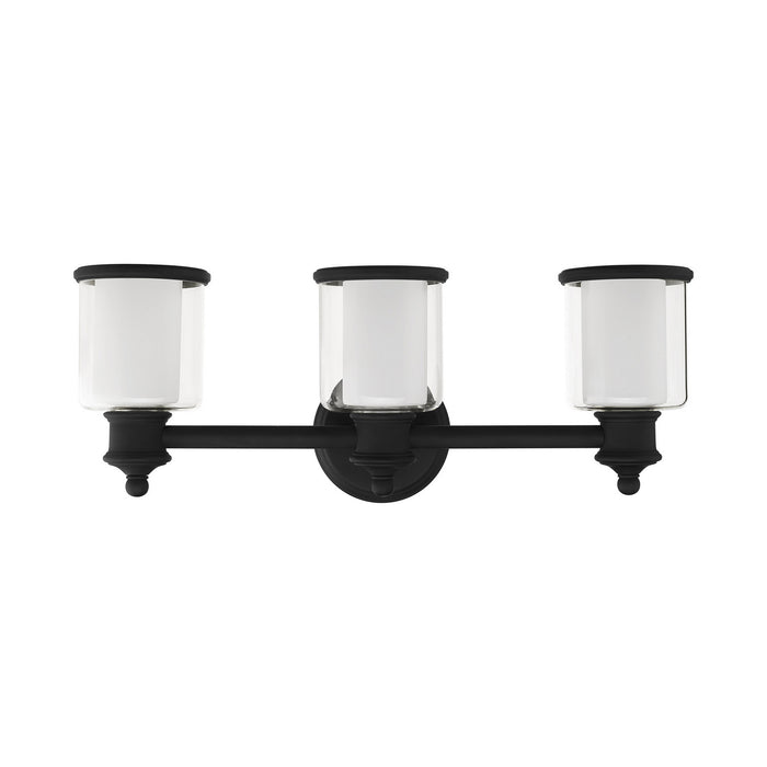 Livex Lighting 40213-04 Three Light Vanity, Black
