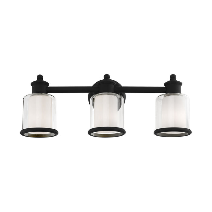 Livex Lighting 40213-04 Three Light Vanity, Black