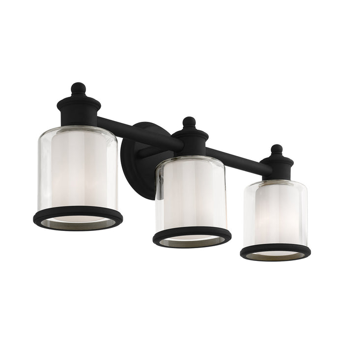 Livex Lighting 40213-04 Three Light Vanity, Black