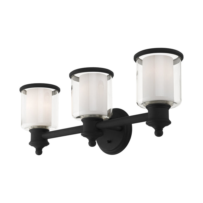 Livex Lighting 40213-04 Three Light Vanity, Black