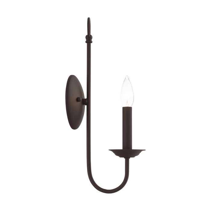 Livex Lighting 42681-07 One Light Wall Sconce, Bronze