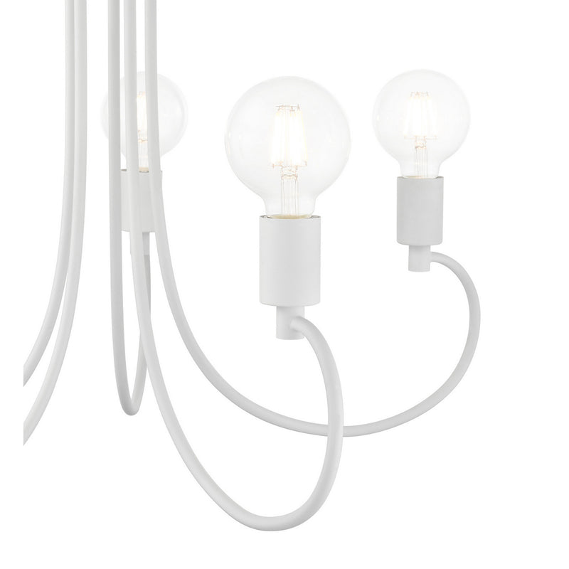 Livex Lighting 42925-03 Five Light Chandelier, White