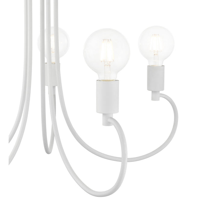 Livex Lighting 42925-03 Five Light Chandelier, White
