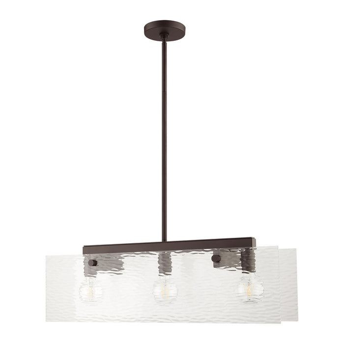 Livex Lighting 45623-07 Three Light Chandelier, Bronze