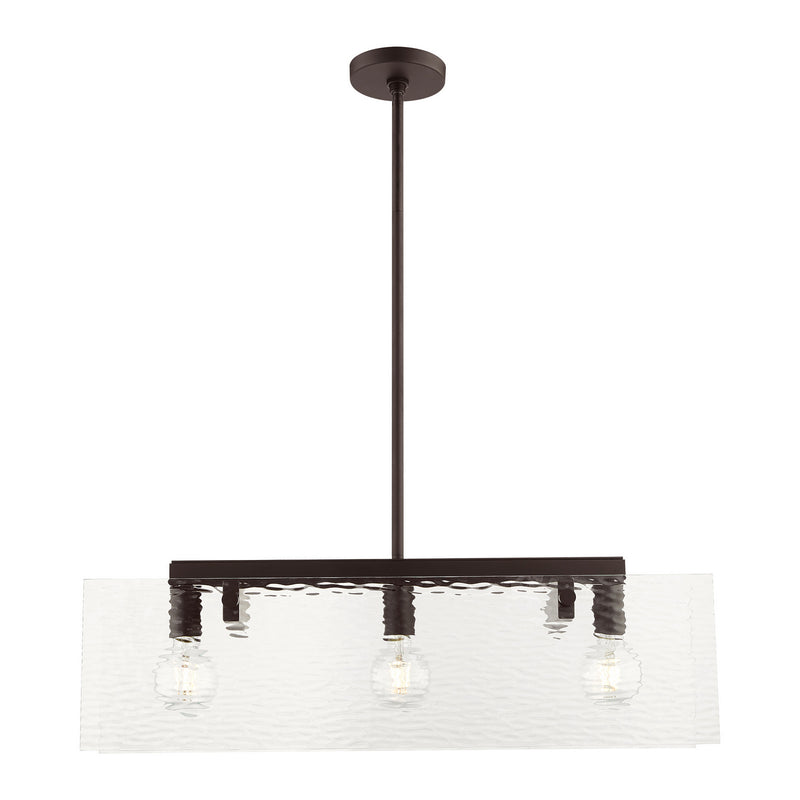 Livex Lighting 45623-07 Three Light Chandelier, Bronze