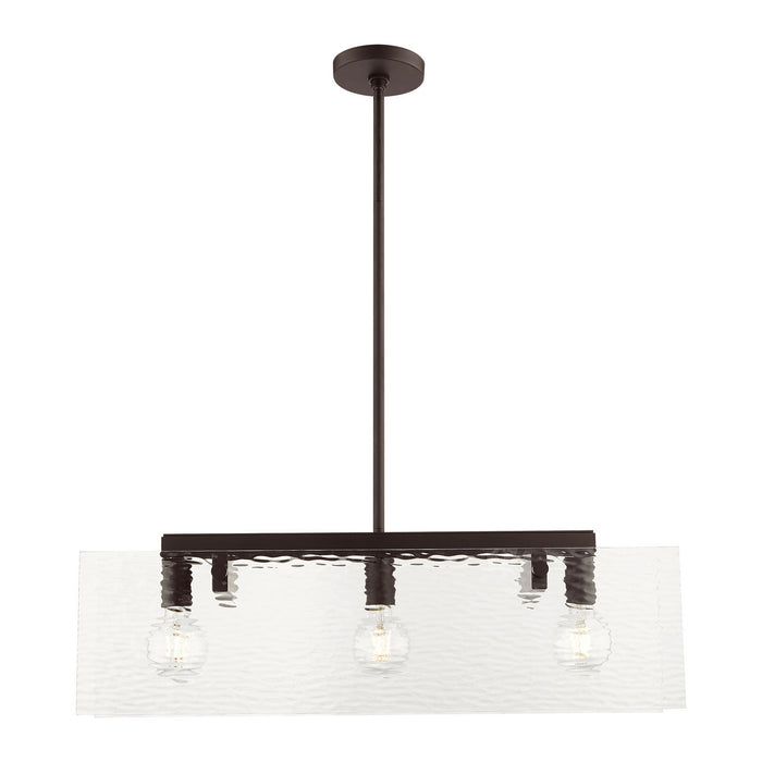 Livex Lighting 45623-07 Three Light Chandelier, Bronze