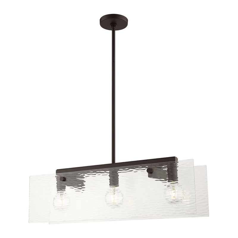 Livex Lighting 45623-07 Three Light Chandelier, Bronze