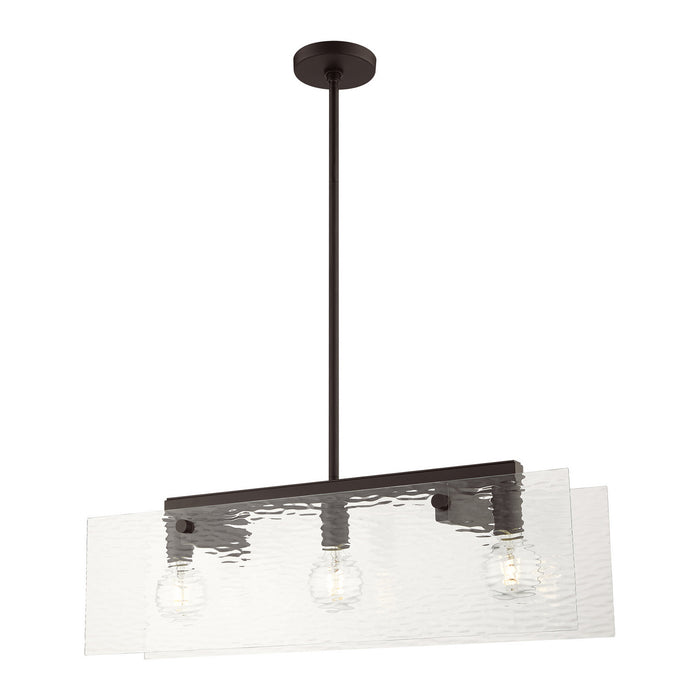 Livex Lighting 45623-07 Three Light Chandelier, Bronze