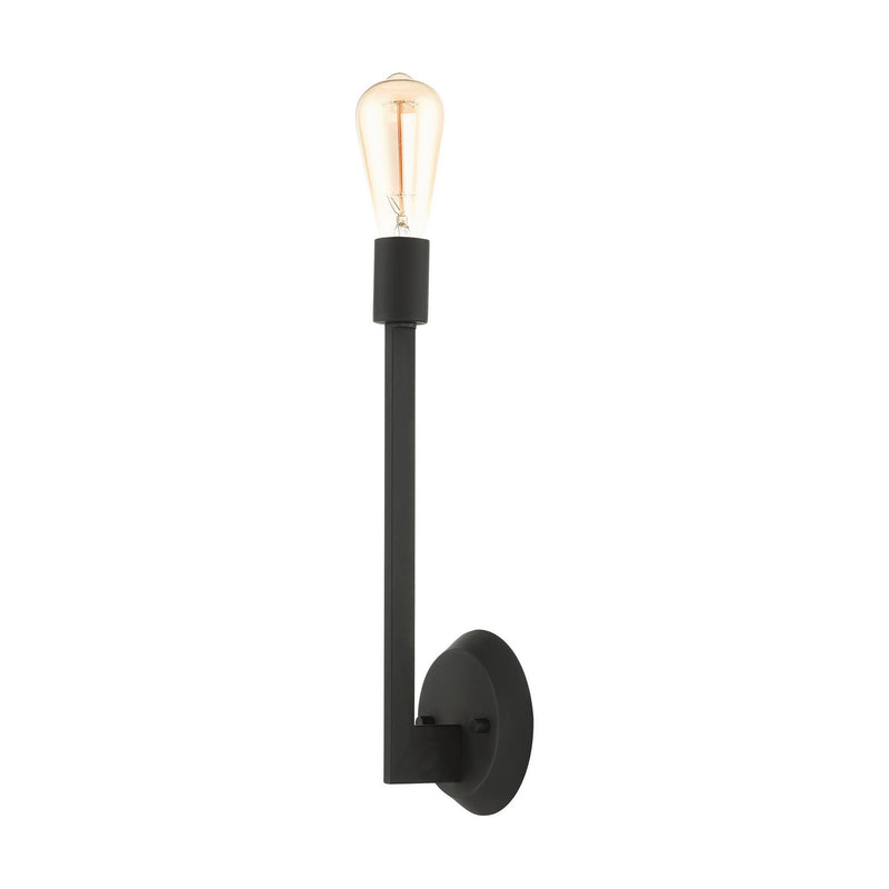 Livex Lighting 45839-04 One Light Wall Sconce, Black