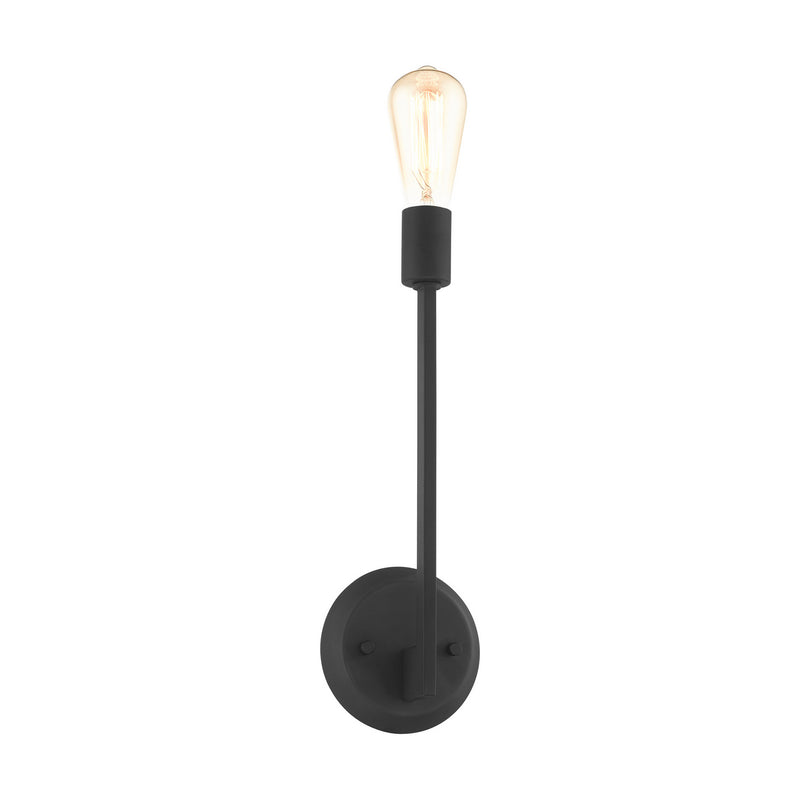 Livex Lighting 45839-04 One Light Wall Sconce, Black