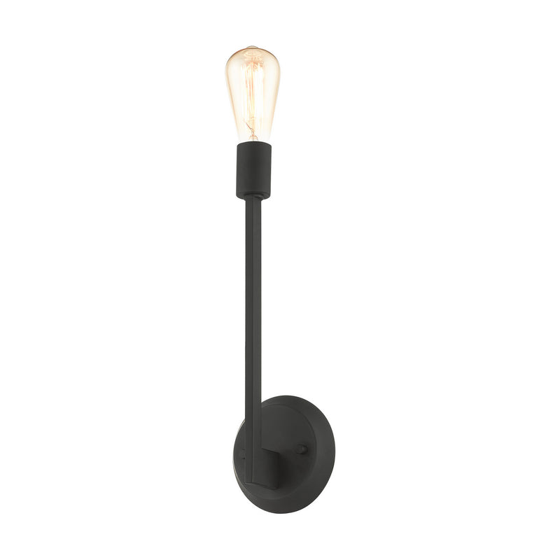 Livex Lighting 45839-04 One Light Wall Sconce, Black