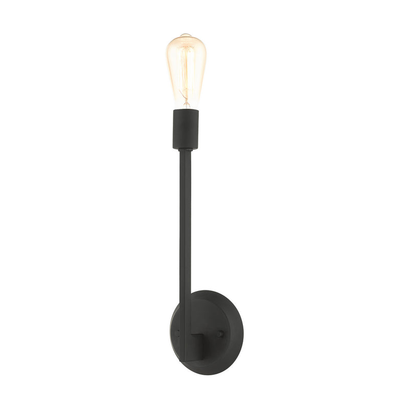 Livex Lighting 45839-04 One Light Wall Sconce, Black