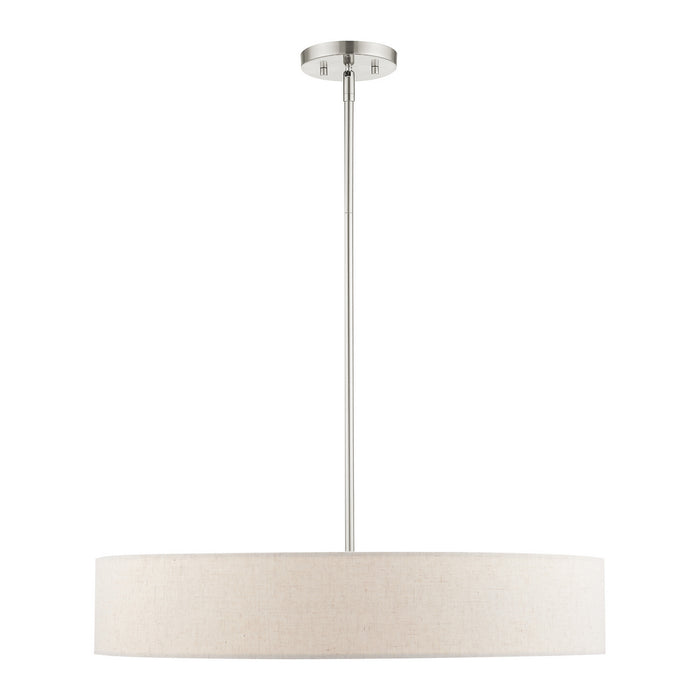 Livex Lighting 46035-91 Five Light Pendant, Brushed Nickel