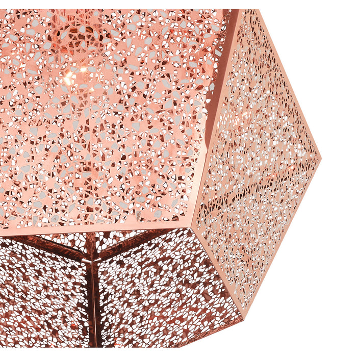 Livex Lighting 48924-86 One Light Pendant, Rose Gold