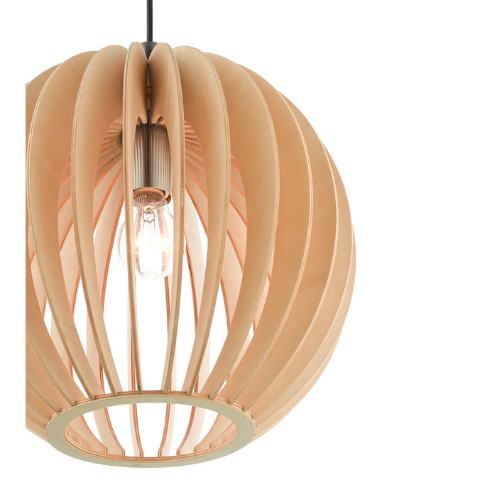 Livex Lighting 49099-91 One Light Pendant, Brushed Nickel