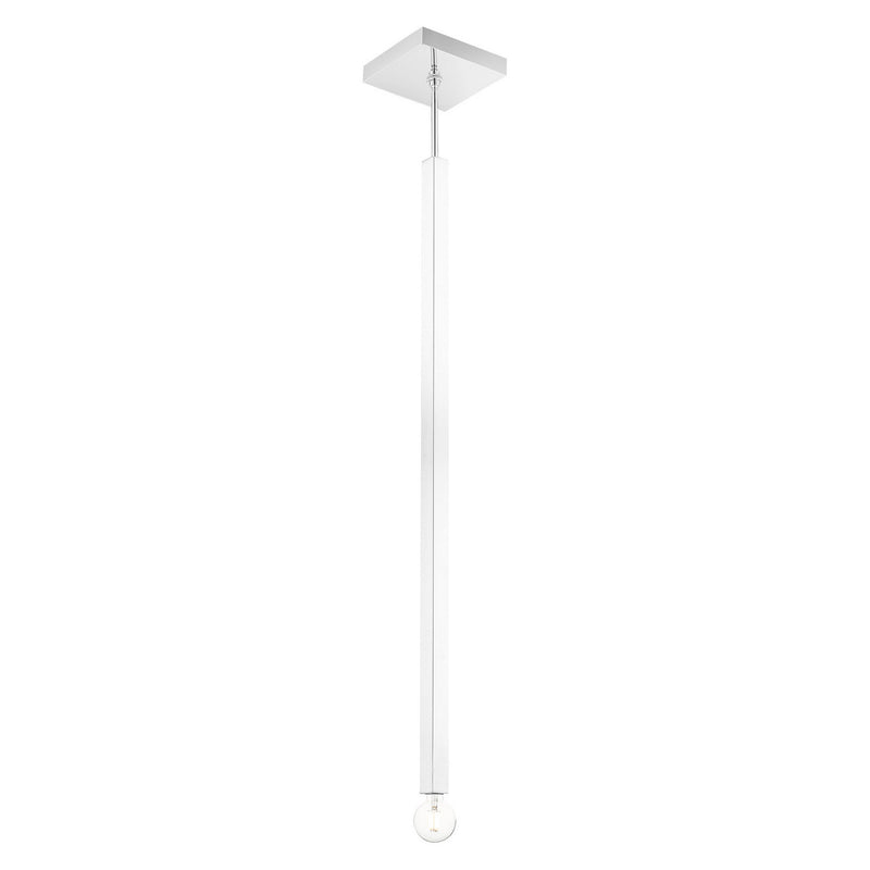 Livex Lighting 49219-05 One Light Pendant, Polished Chrome