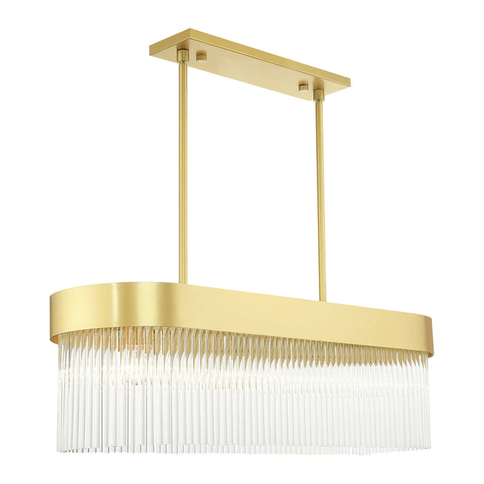 Livex Lighting 49826-33 Four Light Chandelier, Soft Gold