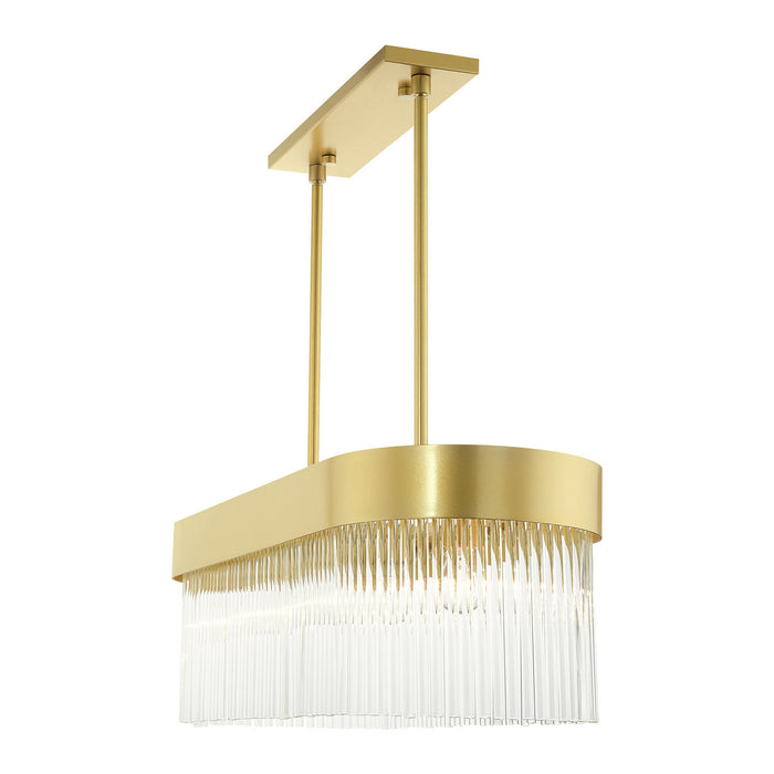 Livex Lighting 49826-33 Four Light Chandelier, Soft Gold