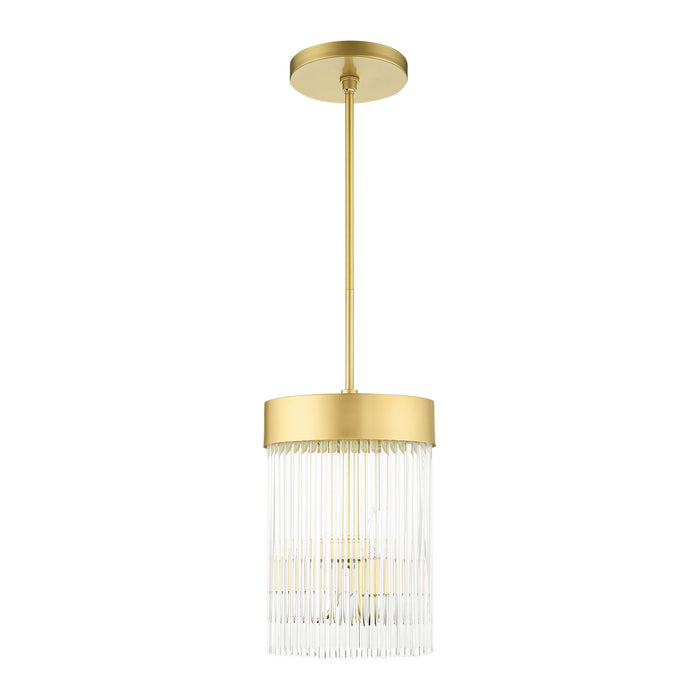 Livex Lighting 49828-33 Three Light Chandelier, Soft Gold