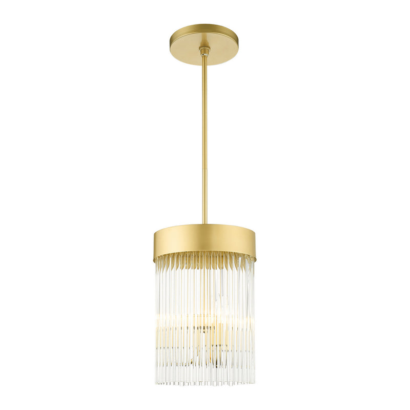 Livex Lighting 49828-33 Three Light Chandelier, Soft Gold