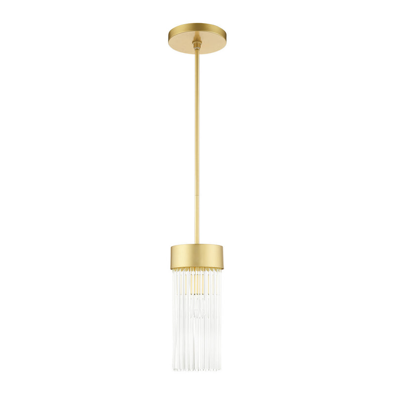 Livex Lighting 49829-33 One Light Chandelier, Soft Gold