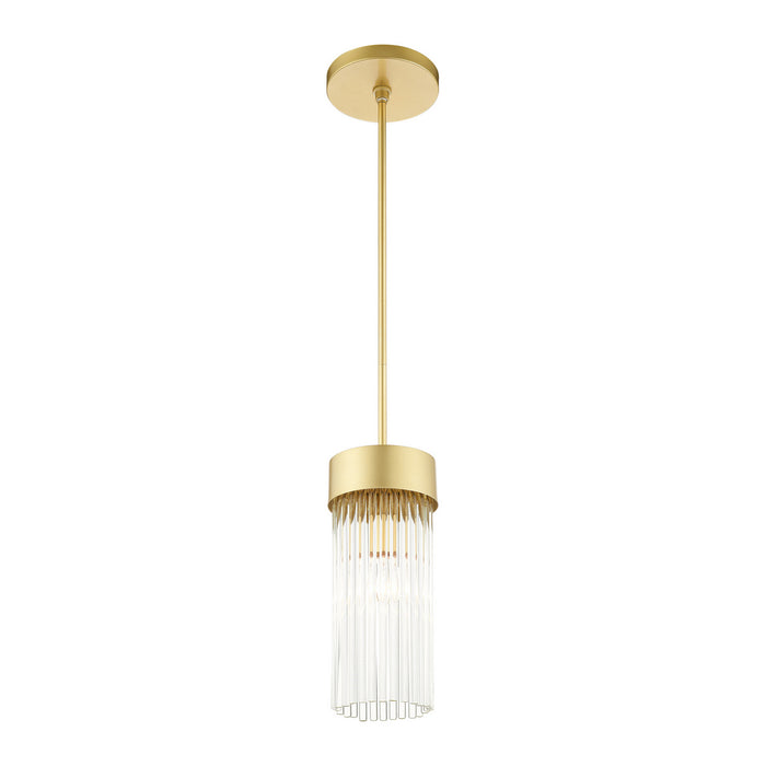 Livex Lighting 49829-33 One Light Chandelier, Soft Gold