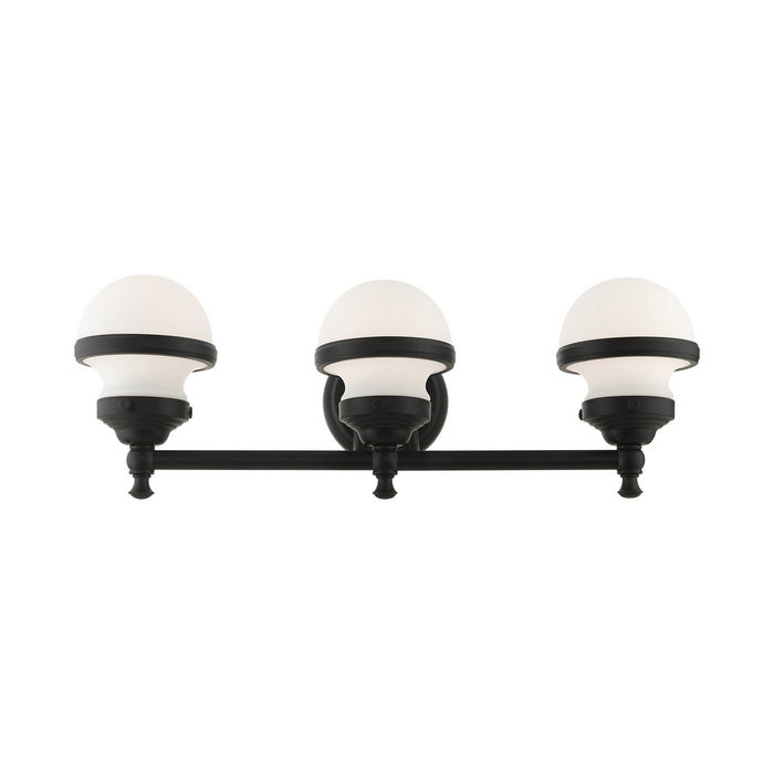 Livex Lighting 5713-04 Three Light Vanity, Black