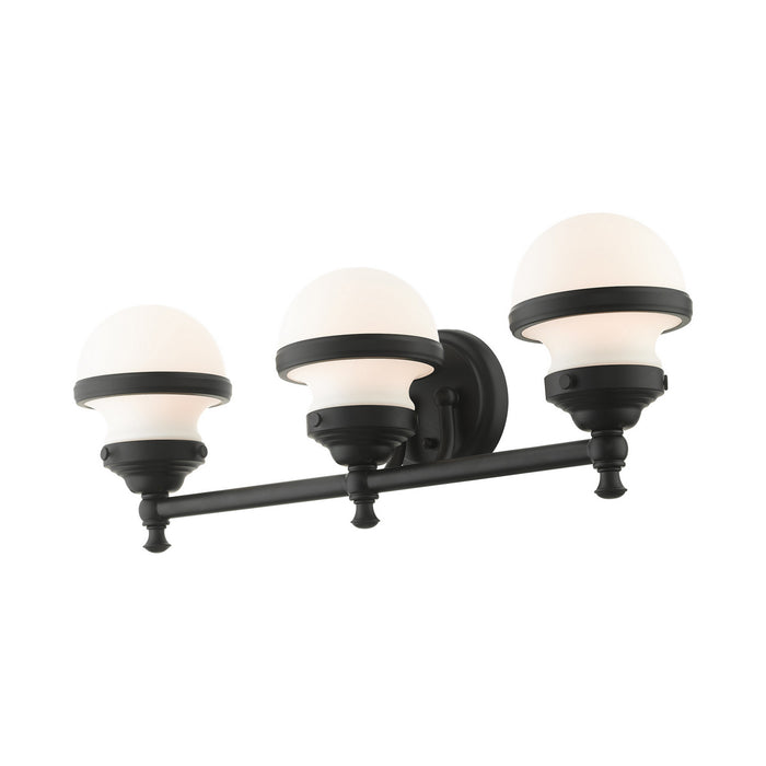 Livex Lighting 5713-04 Three Light Vanity, Black