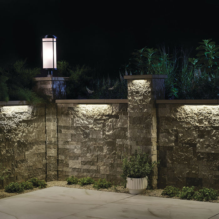 Kichler 16103AZT27 LED Hardscape, Textured Architectural Bronze