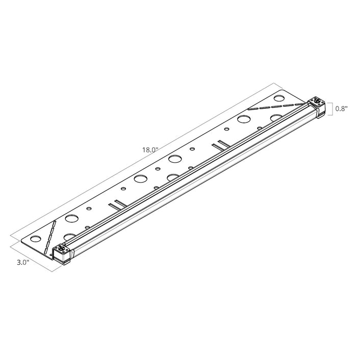 Kichler 16103CBR27 LED Hardscape, Centennial Brass